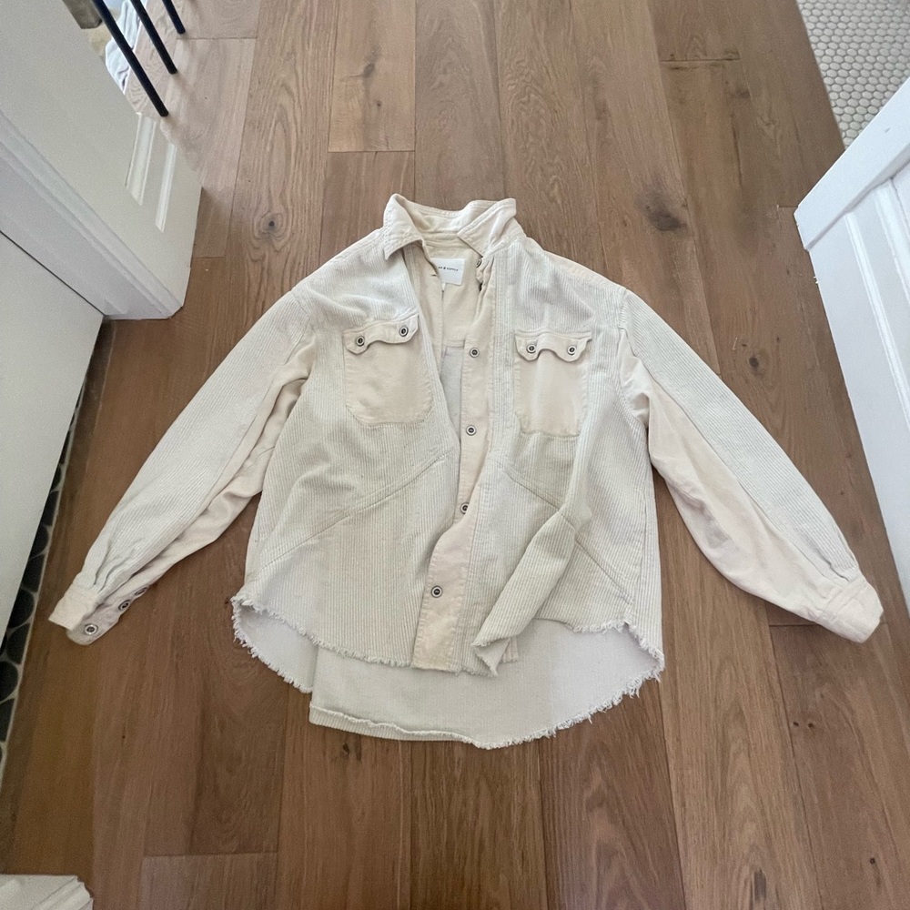 Corduroy Button Up Shacket